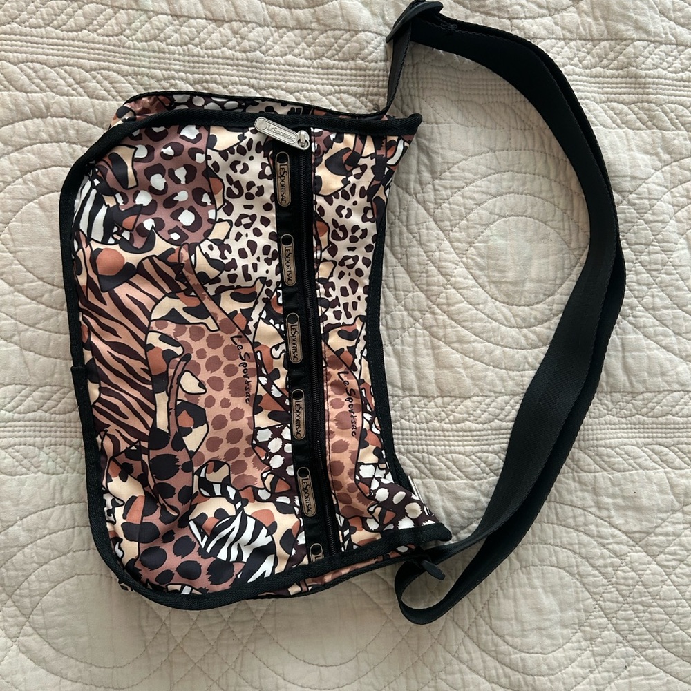 Le Sport Sac animal print Crossbody Bag